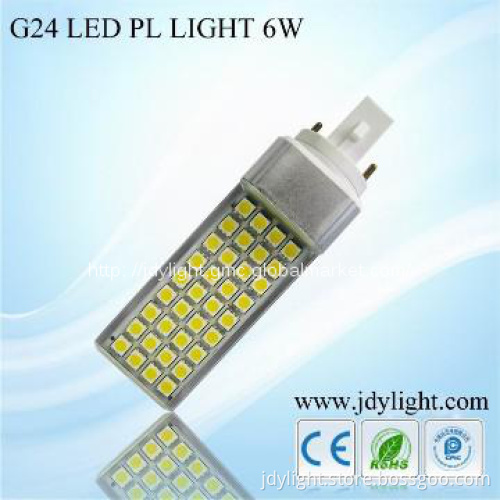 G24 2/4pin SMD5050 6W LED PL bulb lights